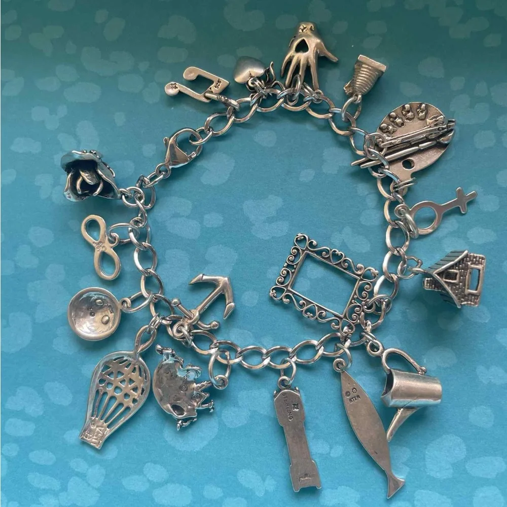 Silver Charm Bracelet